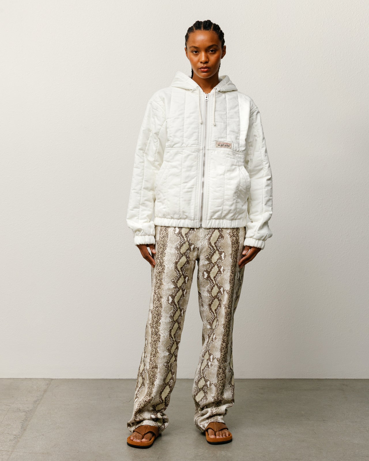 QUILTED CANVAS WORK JACKET