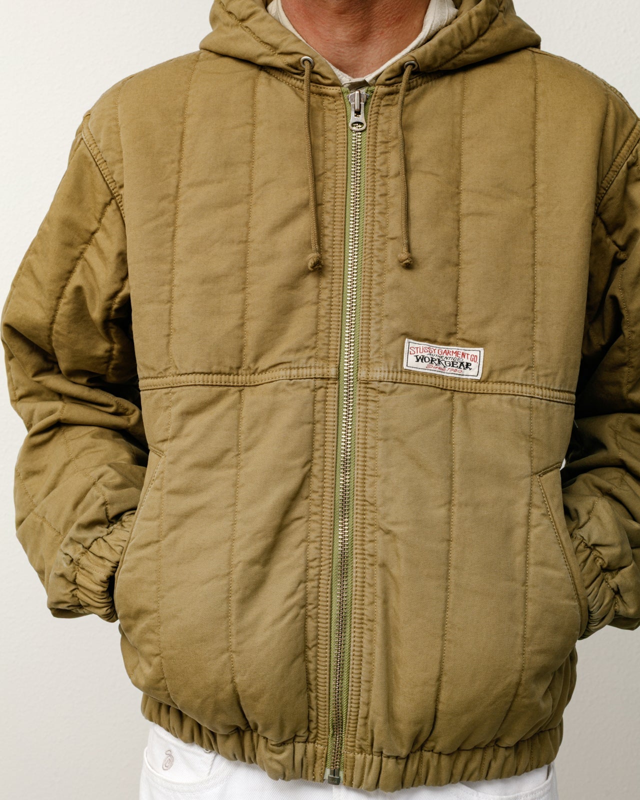 QUILTED CANVAS WORK JACKET