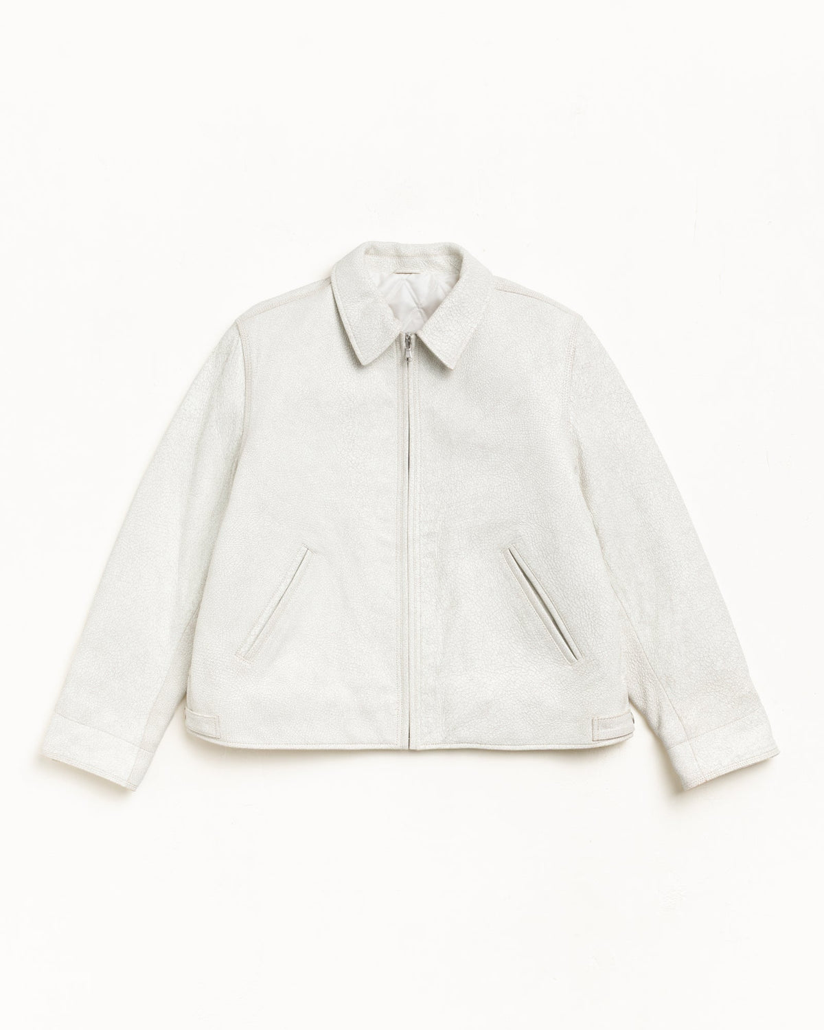 GARAGE JACKET CRACKED LEATHER