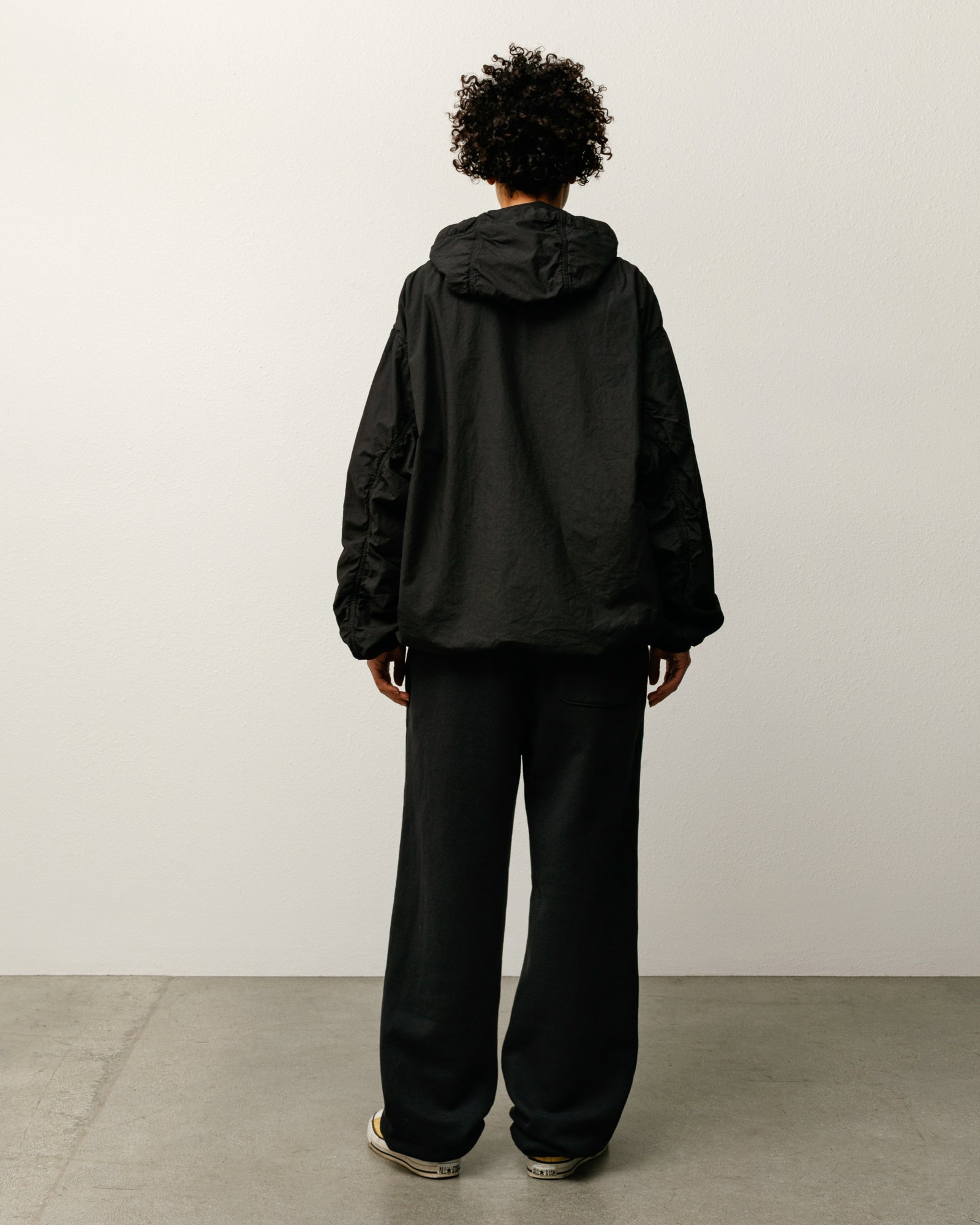 DOUBLE COTTON HOODED JACKET