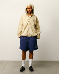 DOUBLE COTTON HOODED JACKET