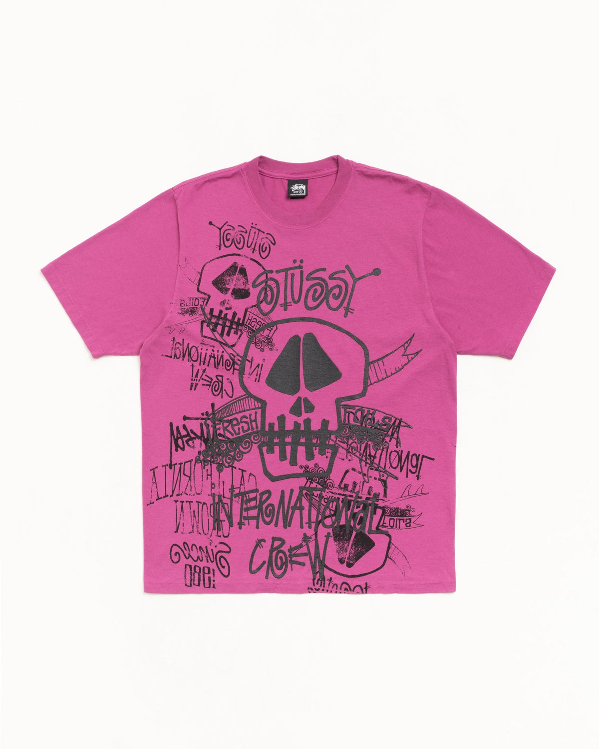 SKULLS TEE PIGMENT DYED