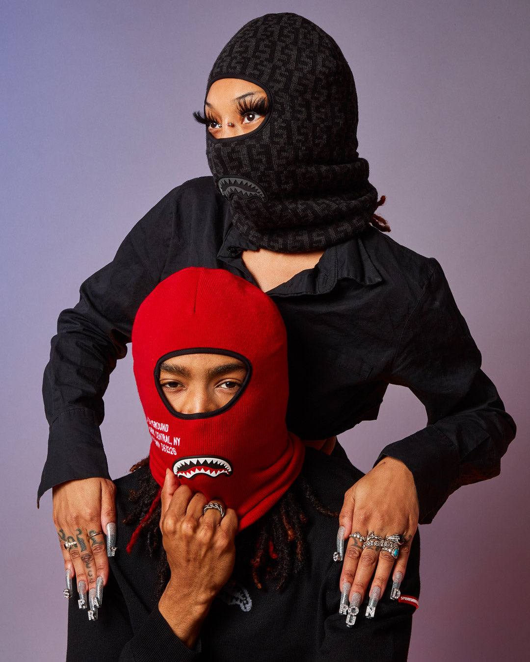 SHARK CENTRAL SKI MASK (RED)